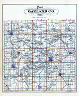 Oakland County Map, Oakland County 1877